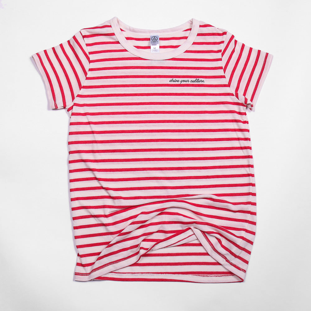 Ladies Striped Culture Tee