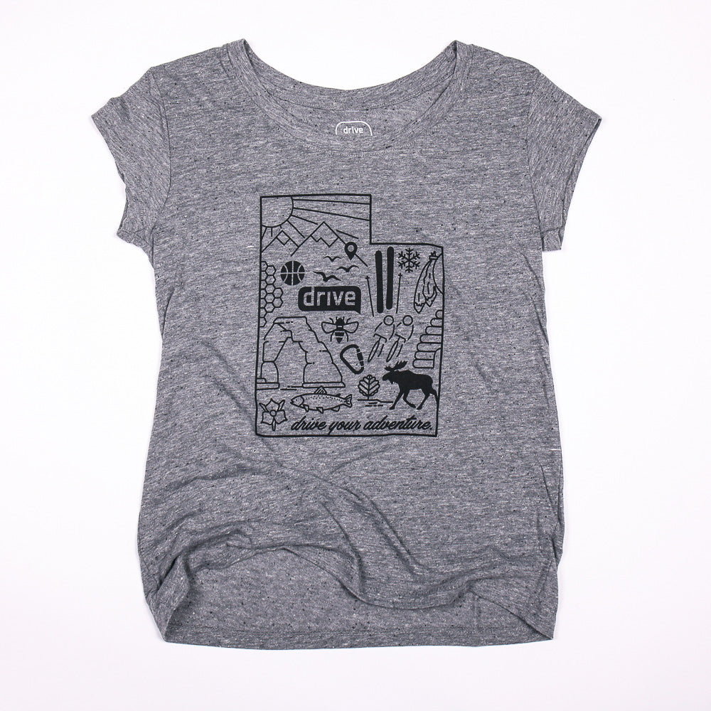 Ladies Map Tee