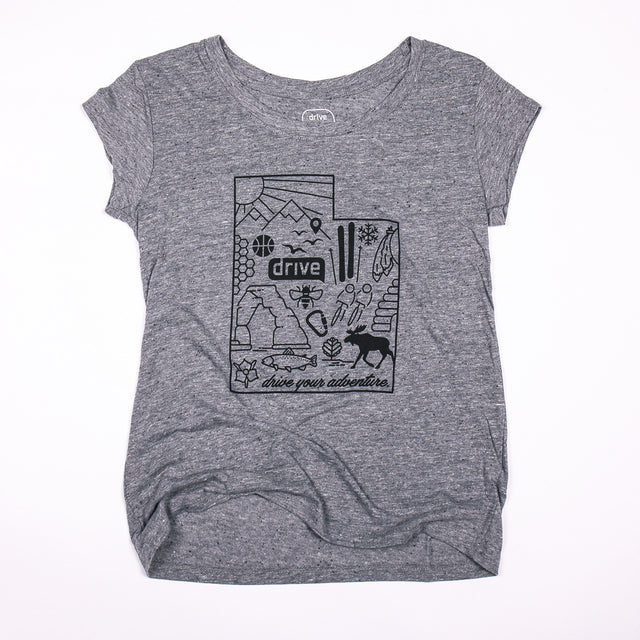 Ladies Map Tee