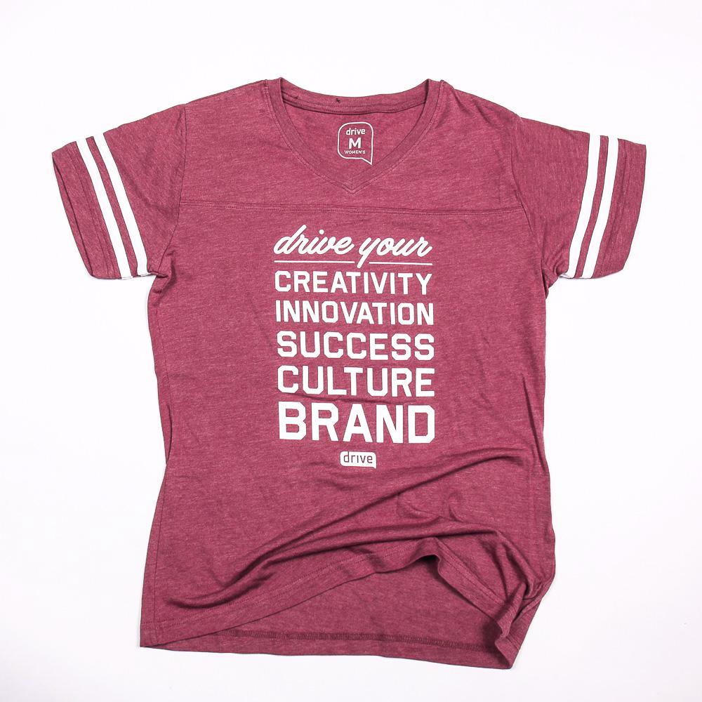 Vintage Striped Tee -Ladies