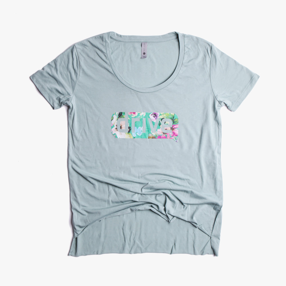 Drive Floral Next Level - Women's Festival Scoop Tee