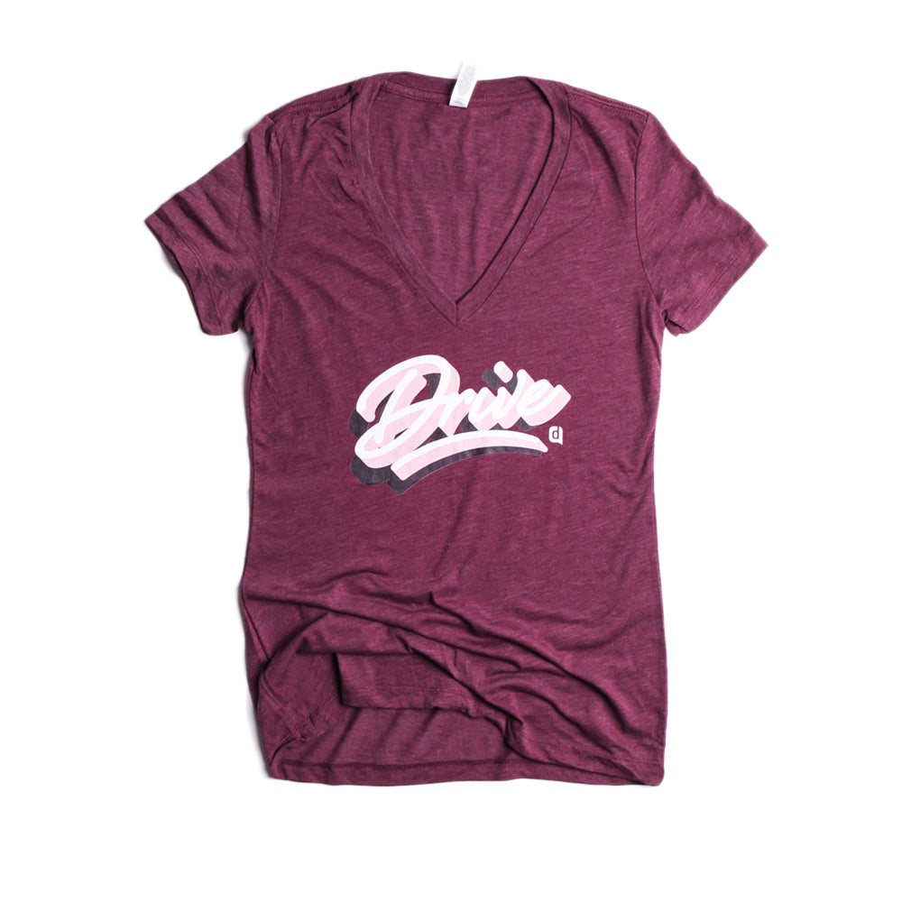 Drive 3D Bella + Canvas - Women’s Triblend Deep V-Neck Short Sleeve Tee