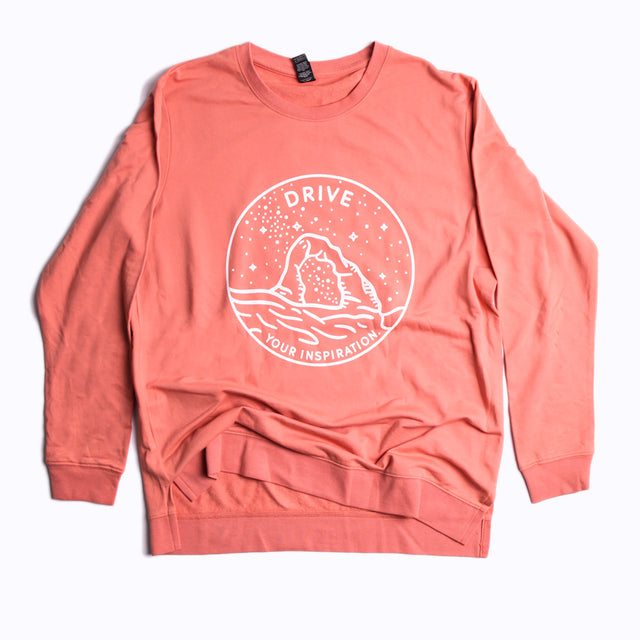 Drive Your Inspiration Anvil - Unisex Lightweight Terry Sweatshirt