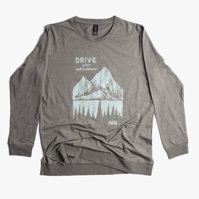 Drive Your Adventure Anvil - Unisex Lightweight Terry Sweatshirt