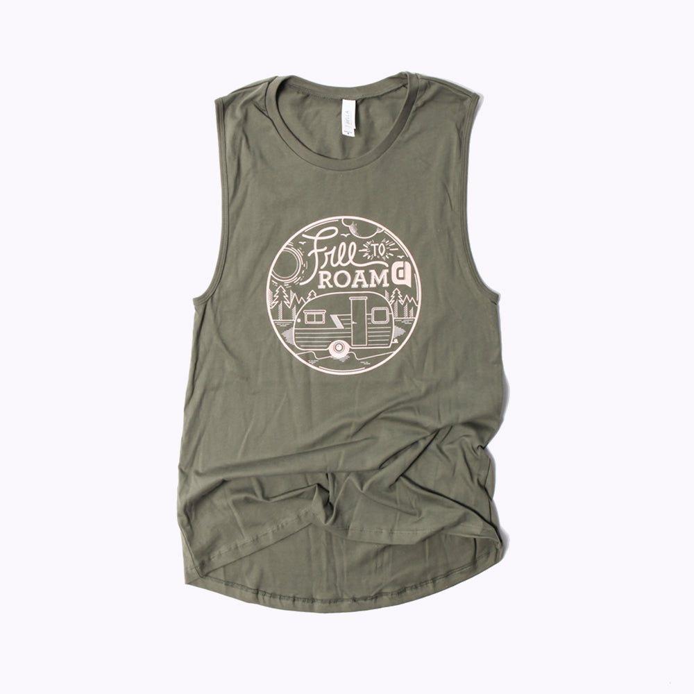 Free To Roam Women’s Jersey Muscle Tank