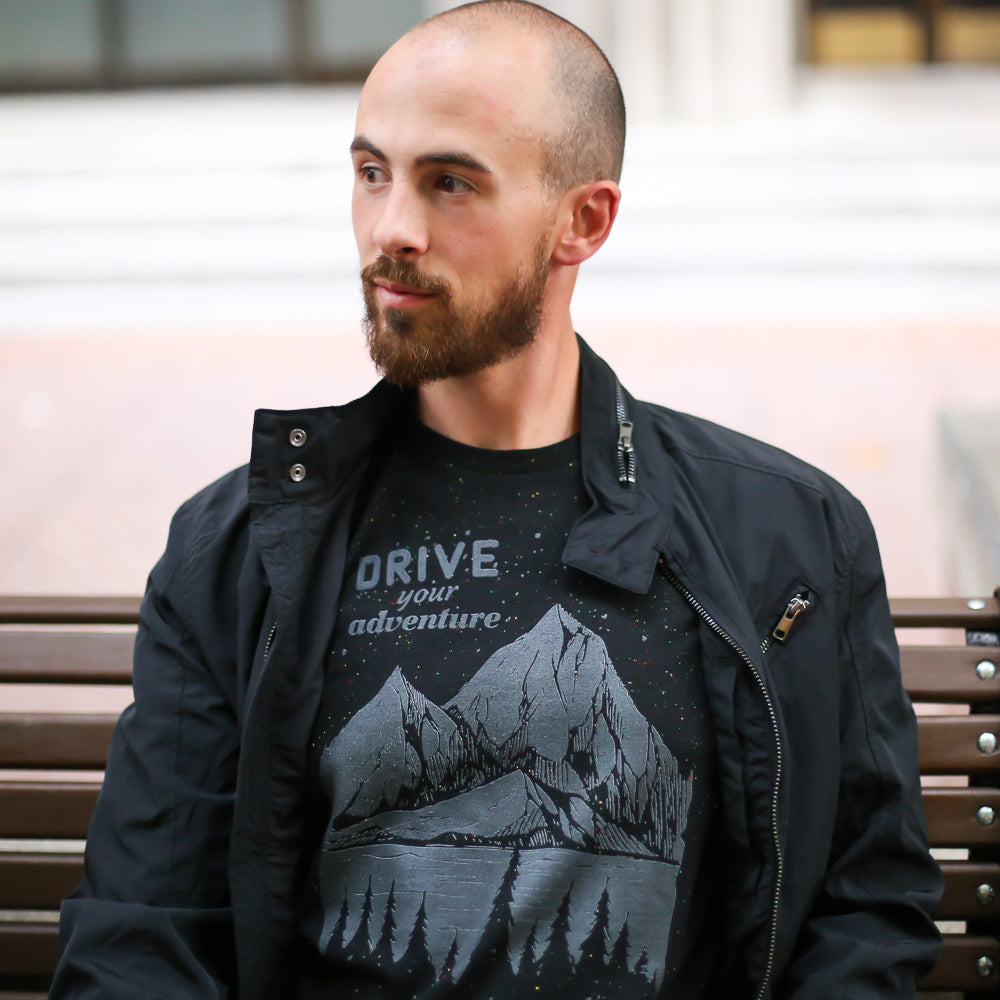 Drive Your Adventure Bella + Canvas - Unisex Texture Short Sleeve Tee