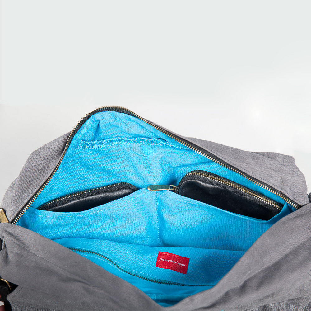 Custom Canvas Messenger Bag