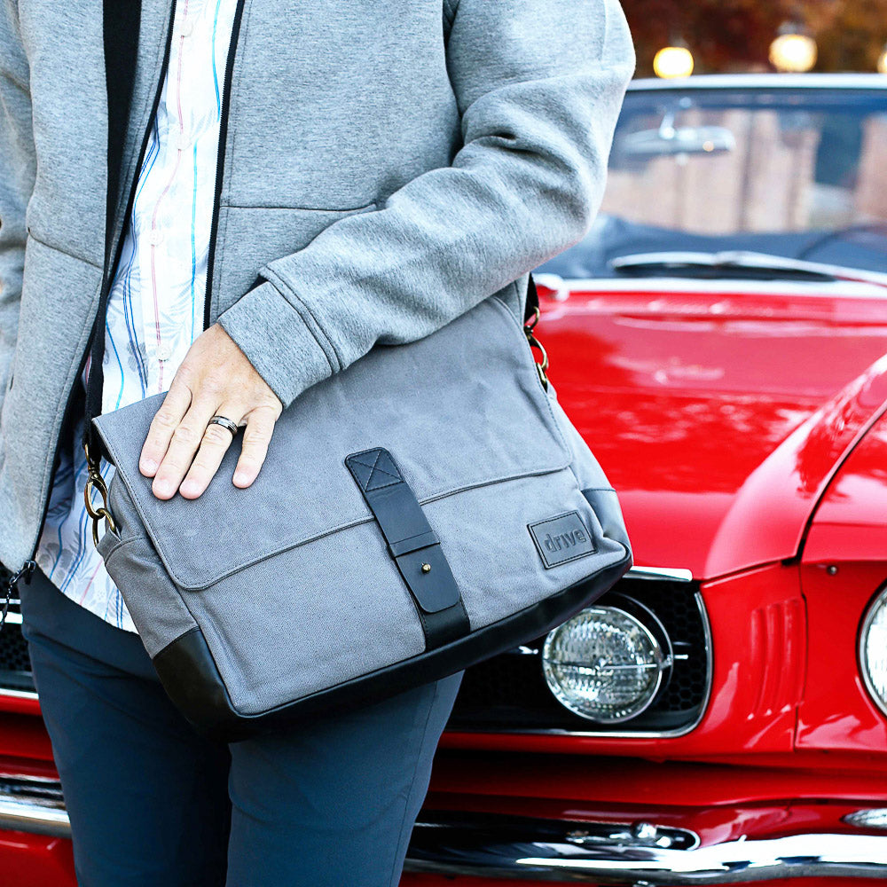 Custom Canvas Messenger Bag