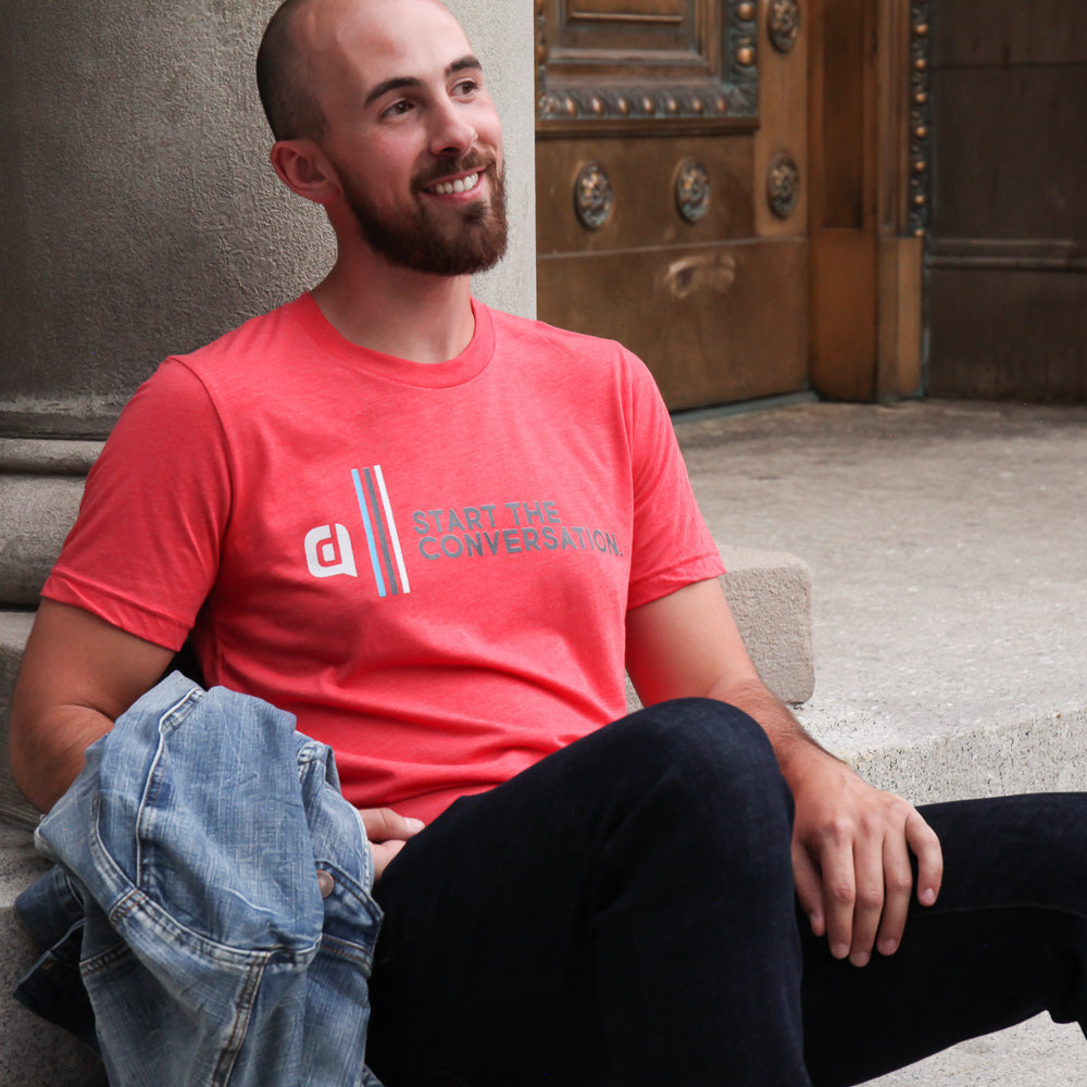 Drive Start The Conversation Bella + Canvas - Unisex Triblend Short Sleeve Tee