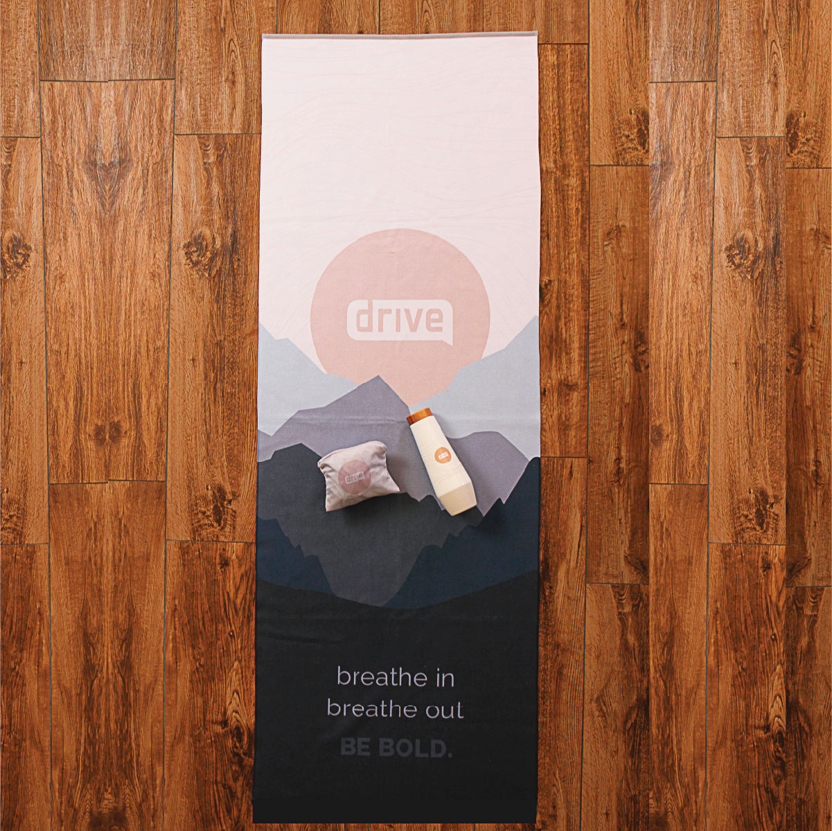 Wellness Kit: Yoga Towel, Water Bottle, and Duffel Bag