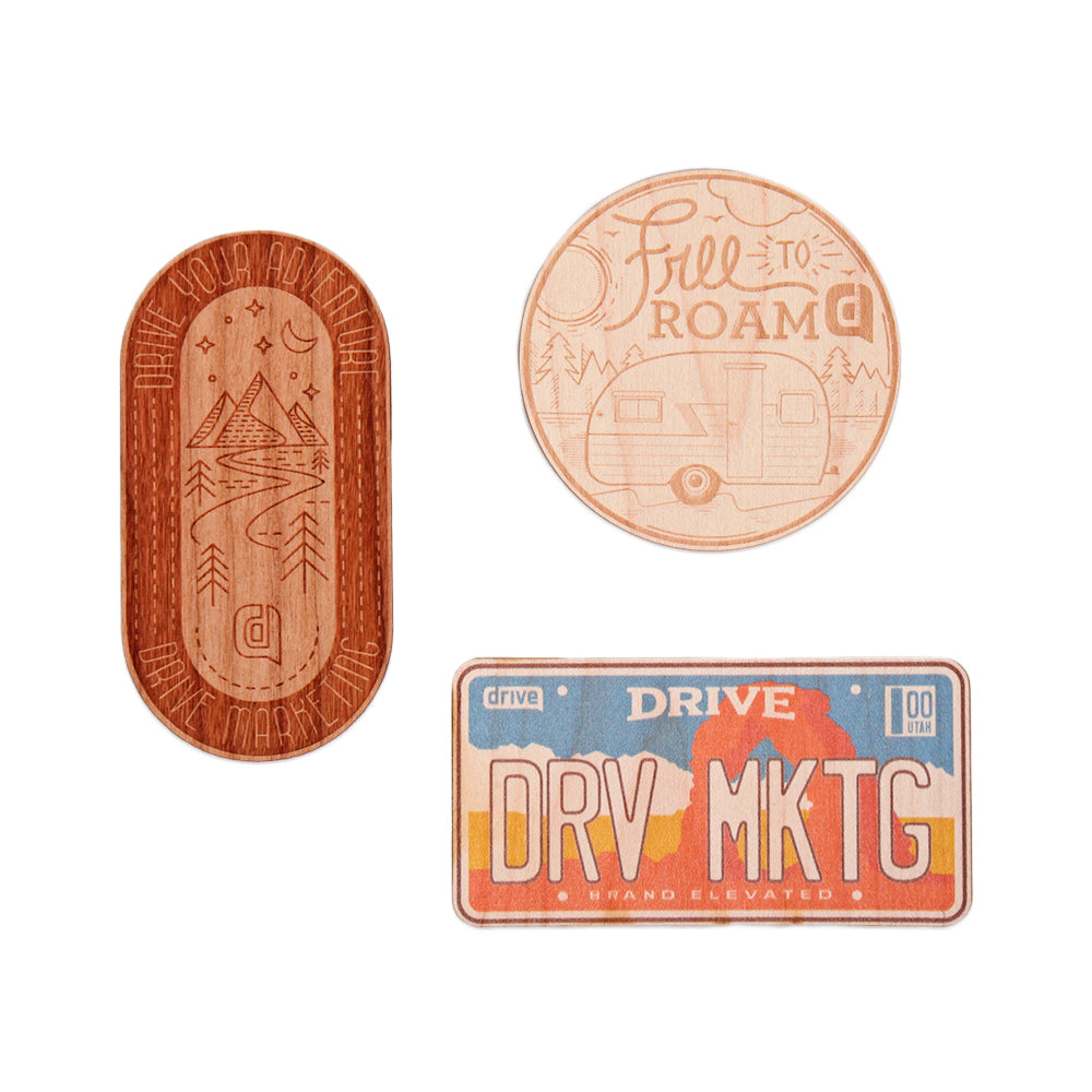 Wood Adhesive Sticker