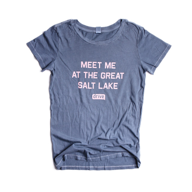 Meet Me At The Great Salt Lake Bella + Canvas - Women’s Relaxed Jersey Short Sleeve Tee