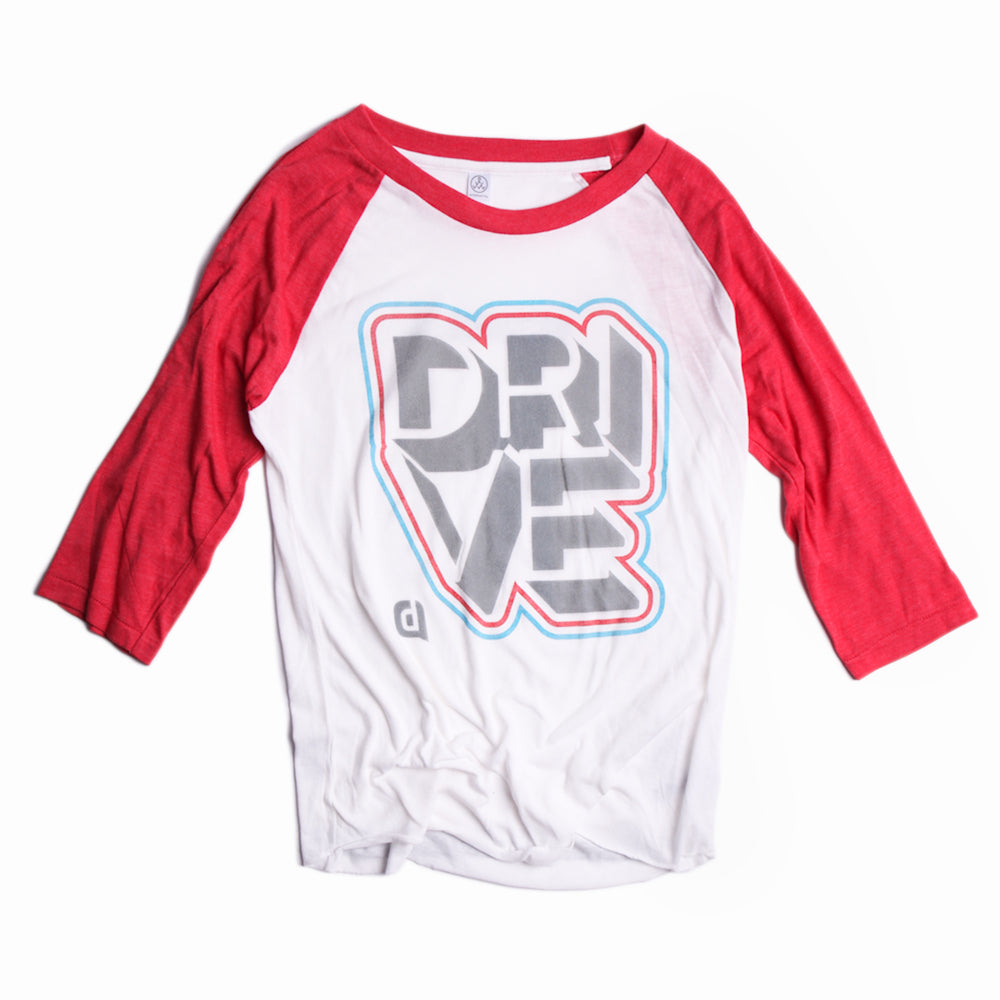 Drive Retro Alternative - Eco-Jersey Baseball Raglan T-Shirt